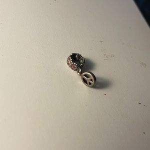 Peace Pandora charm